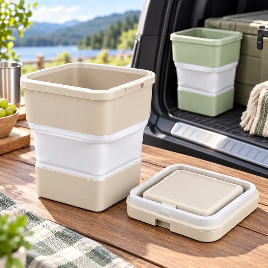Foldable Multi-Purpose Car Trash Bin