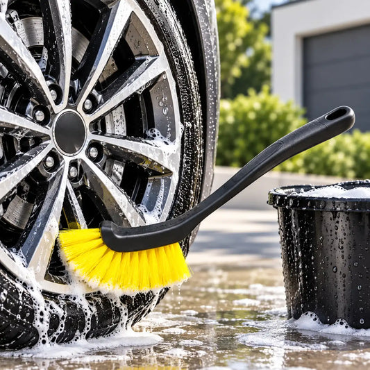 Soft-Bristle Tire & Wheel Brush