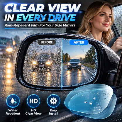 Rain-Repellent Side Mirror Film