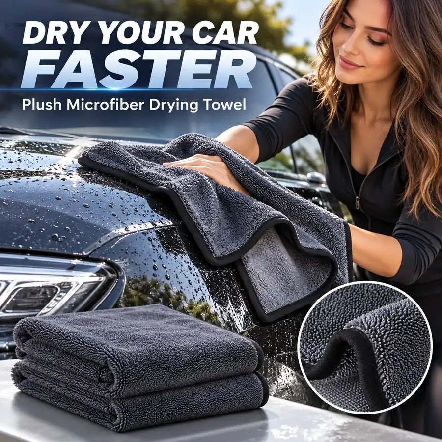 Plush Microfiber Car Drying Towel