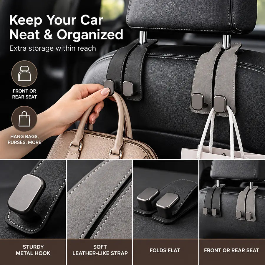Car Seat Back Hooks