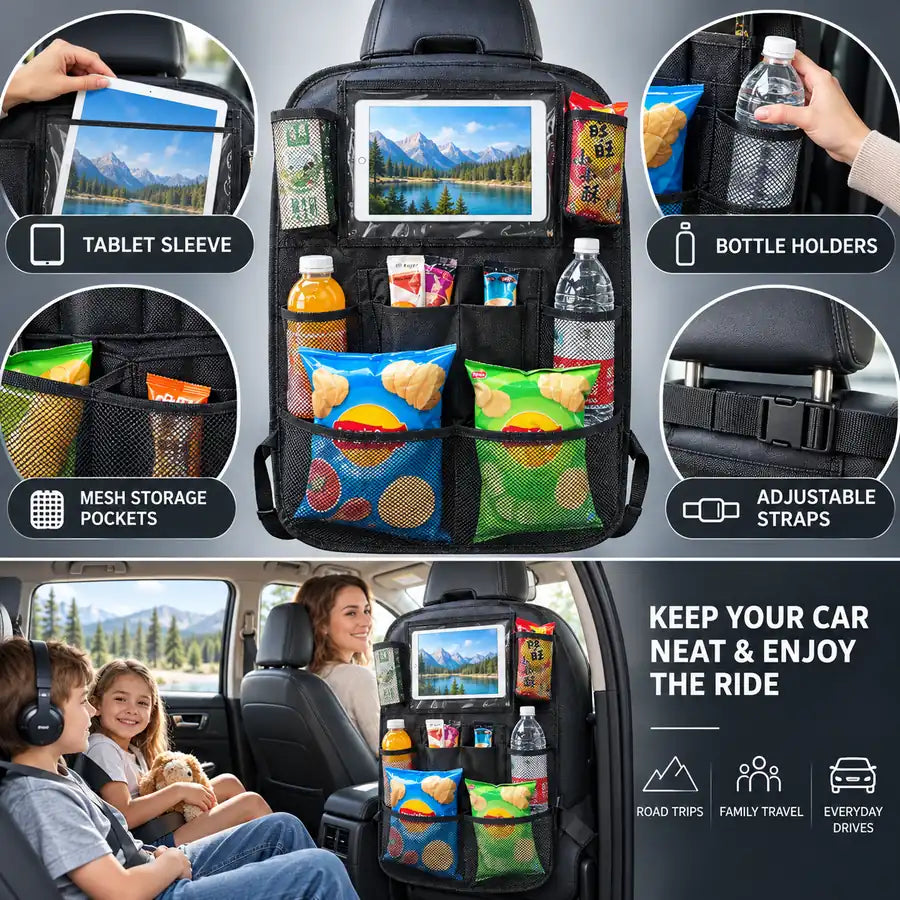Car Seat Back Organizer