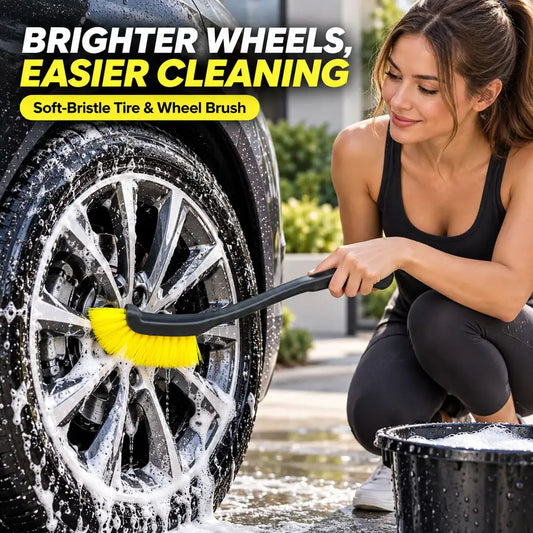 Soft-Bristle Tire & Wheel Brush