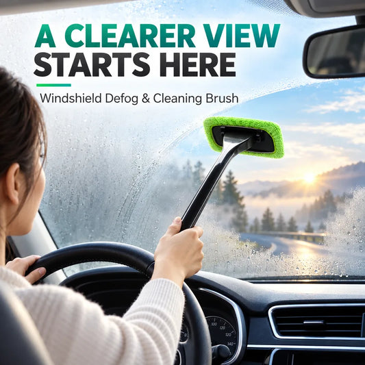 Windshield Defog & Cleaning Brush